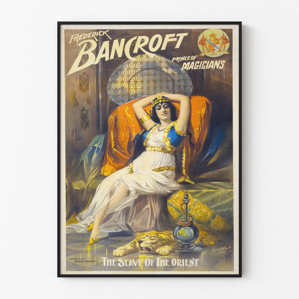 Vintage Poster of Frederick Bancroft, Prince of Magicians