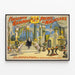Vintage Poster Frederick Bancroft Prince of Magicians — framed artwork on a wall