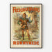 Vintage poster of Frederick Warde Robin Hood Runnymede
