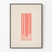 Minimalist Poster Free All Political Prisoners