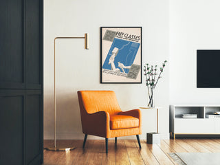 Vintage poster of free courses in commerce and technology