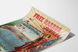 Vintage poster Free Harbor Jubilee Los Angeles San Pedro 1899
