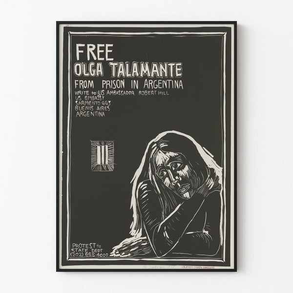 Activist Poster for Liberation Olga Talamante Argentine