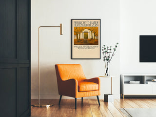 Vintage outdoor theater poster Hertenstein Lucerne