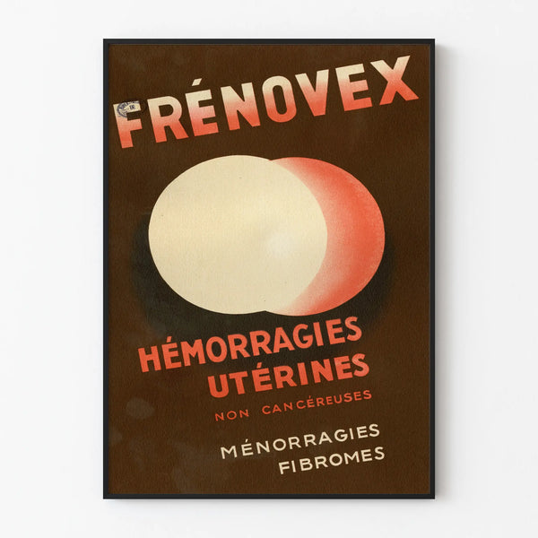 Vintage Frénovex Poster - Medical Wall Decoration