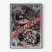 Vintage poster of Frères Pezon, wild animal training show