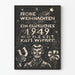 Vintage Christmas Poster 1949 - Retro German Greeting Card