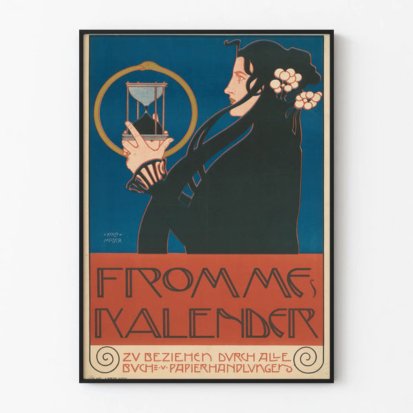 Vintage poster Frommes Kalender - Art Nouveau wall decoration
