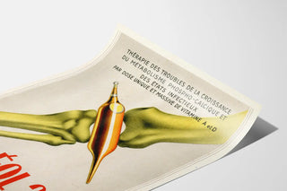 Vintage Advertising Poster Gadéol 20 Vitamins A and D