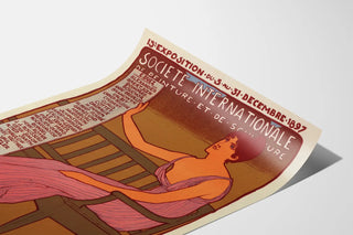 Vintage Poster Exhibition International Society Georges Petit Gallery 1897
