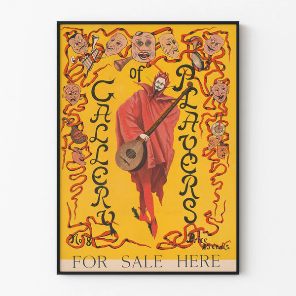 Vintage poster Gallery of Players original wall decoration