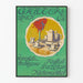 Vintage poster of Ganter Zürich kitchen furniture in porcelain and crystal