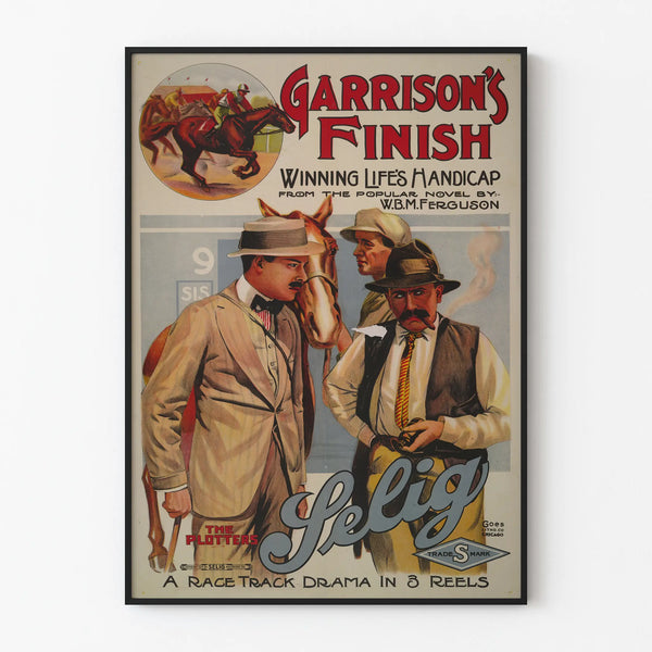 Vintage Poster Garrison's Finish Horse Race