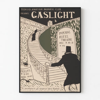 Vintage Poster Gaslight Tokyo Amateur Dramatic Club