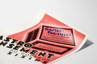 Vintage Poster of Doctor Zizine's Gastro-Dressing