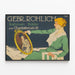 Vintage Gebr. Rohlich poster frames and images — framed artwork on a wall