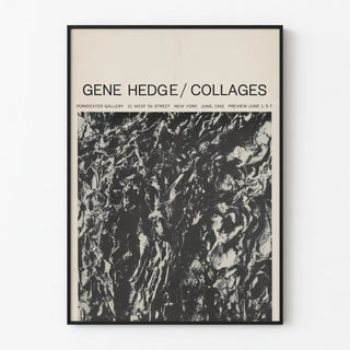 Vintage Poster Gene Hedge Collages Poindexter Gallery 1965