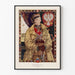 Decorative portrait poster of General Władysław Sikorski