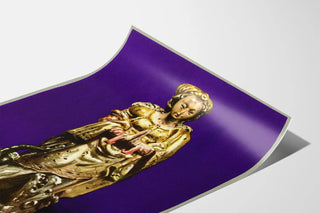 Decorative Poster of the Généserine Statue