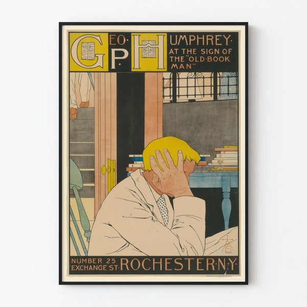 Vintage poster Geo P. Humphrey in Rochester for wall decoration