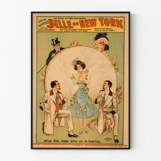 Vintage poster Belle of New York by Geo. W. Lederer