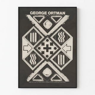 George Ortman Graphic Exhibition Poster