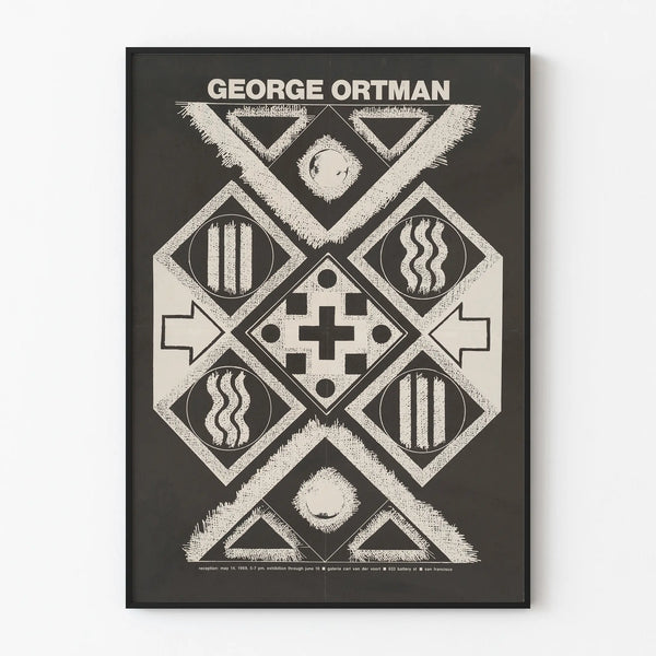 George Ortman Graphic Exhibition Poster