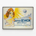 Vintage poster Georges Besançon Engineer-Aeronaut Montmartre — framed artwork on a wall
