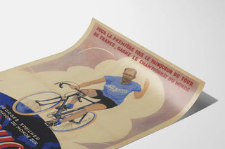 Vintage Poster Georges Speicher Cycling World Champion