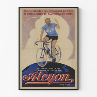 Vintage Poster Georges Speicher Cycling World Champion