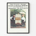 Vintage poster Gérard and Monique Boqué Collectors in Rouen