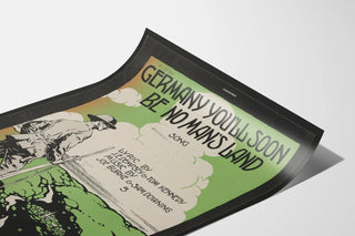 Vintage wall poster Germany You'll Soon Be No Man's Land