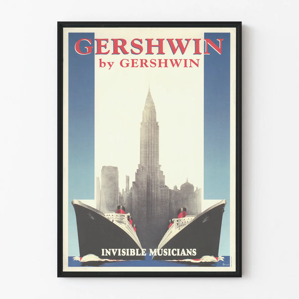 Decorative Poster Gershwin by Gershwin - Invisible Musicians