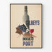 Vintage Gilbey's Invalid Port Advertising Poster