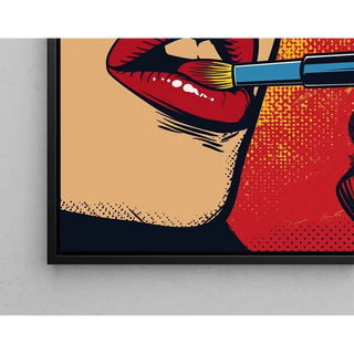 Pop Art Painting - Lipstick | Art print Wall Decoration Painting Poster Copy