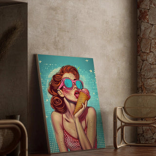 Pop Art Painting - Summer Softness | Art print Wall Decoration Painting poster copy
