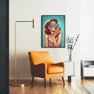 Pop Art Painting - Summer Softness | Art print Wall Decoration Painting poster copy
