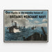 British Merchant Marine Poster - Everyday Heroes — framed artwork on a wall