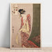 Reproduction of the painting Ōgiya Hanaōgi - Ōgiya Hanaōgi (riddle illustration) - Kitagawa Utamaro