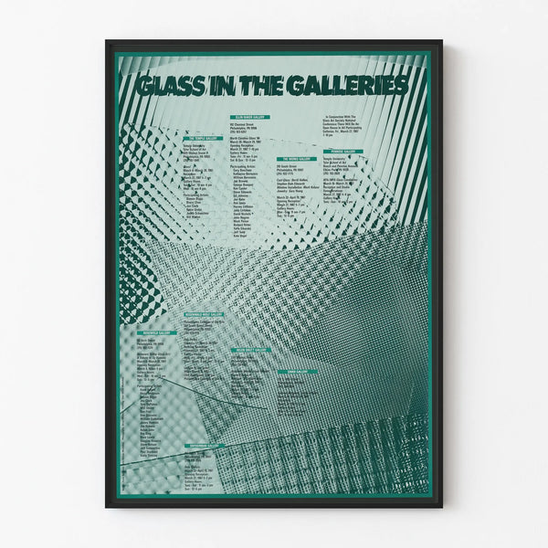 Vintage Glass Poster in the Galleries - Artistic Wall Decoration