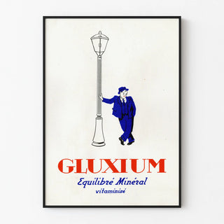 Vintage poster Gluxium Mineral Balance Vitaminized