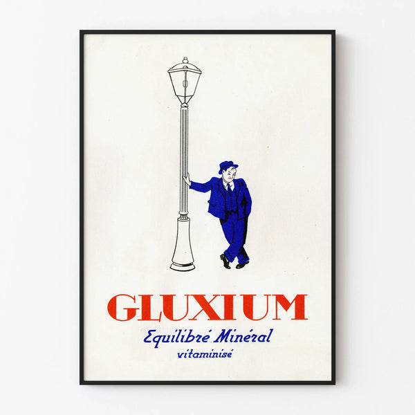 Vintage poster Gluxium Mineral Balance Vitaminized