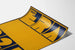 Graphic Poster Go Era 3 2 1 in Blue and Yellow