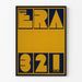 Graphic Poster Go Era 3 2 1 in Blue and Yellow