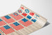 Poster Evolution of the American Flag - Historical Wall Decoration
