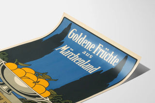 Vintage poster Golden Fruits from Fairyland