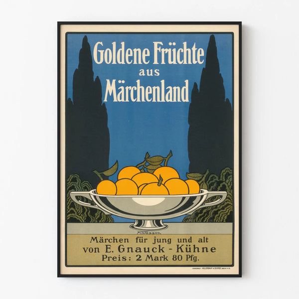 Vintage poster Golden Fruits from Fairyland