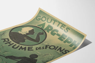 Vintage poster Gouttes ARG-EPH Hay Fever