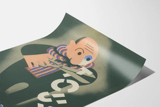 Vintage Illustration Poster Nican Drops