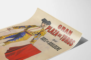 Vintage Poster Matador Gran Plaza de Toros Bois de Boulogne